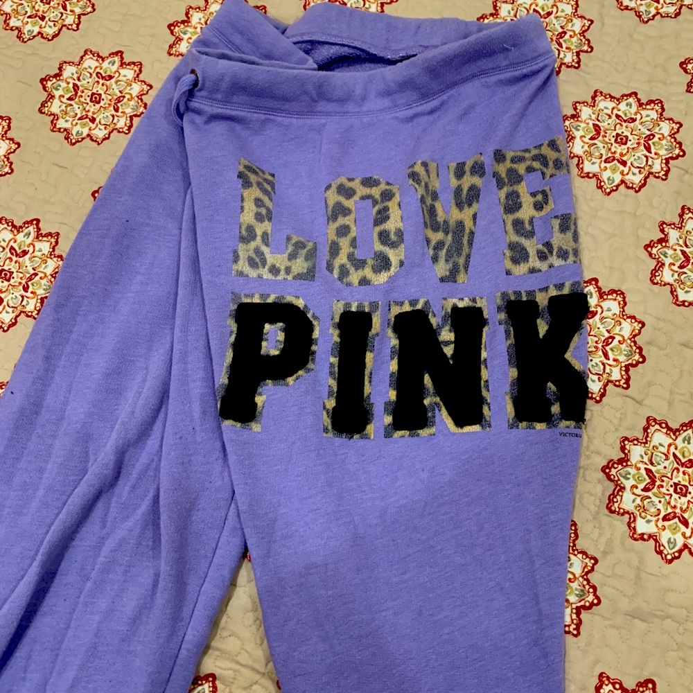 VICTORIA SECRET PINK SWEAT PANT JOGGERS